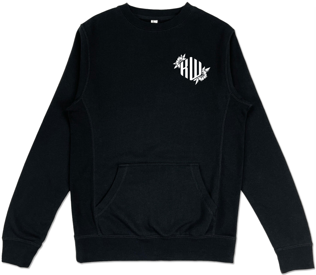 Philippians 4:13 Pocket Sweatshirt (Black & White)