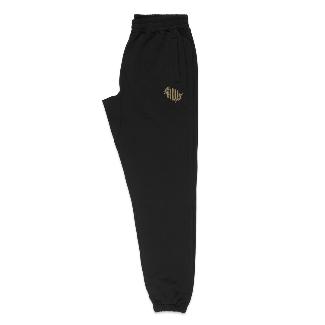 Philippians 4:13 Sweatpants (Black & Gold)