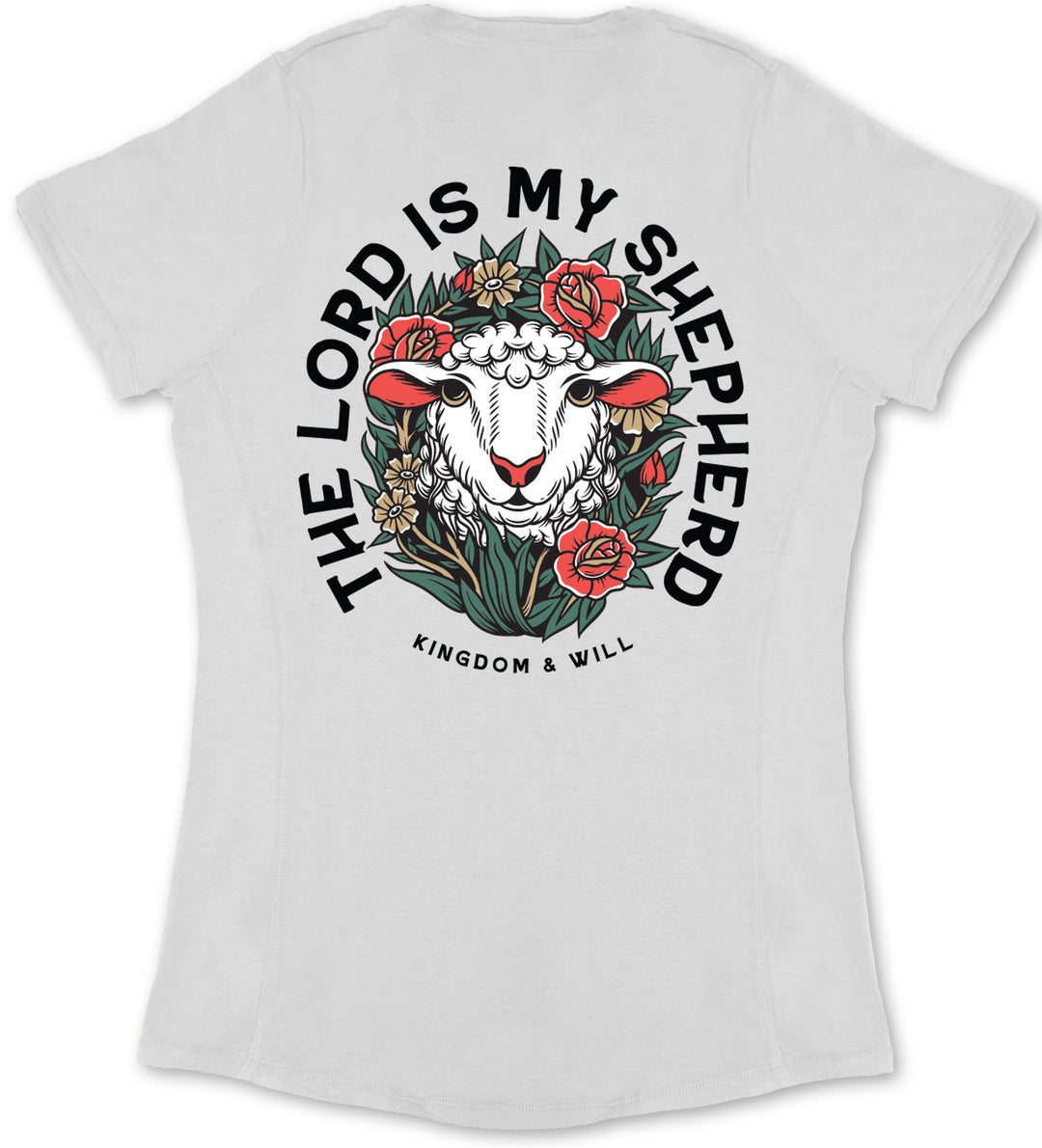 Psalm 23 Ladies' T-Shirt (White)