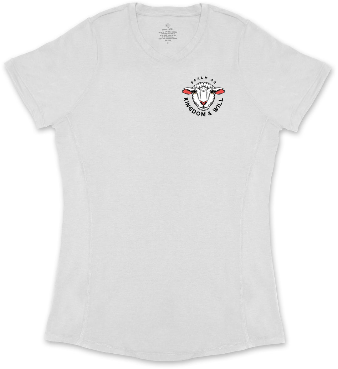 Psalm 23 Ladies' T-Shirt (White)