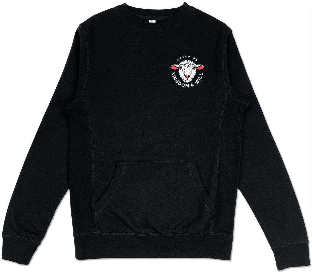 Psalm 23 Pocket Sweatshirt (Black)