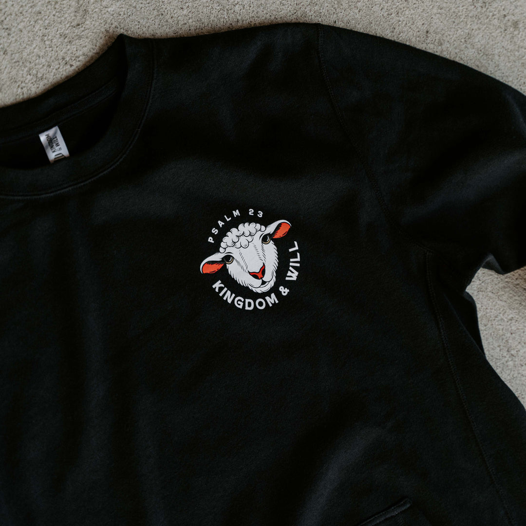 Psalm 23 Pocket Sweatshirt (Black)