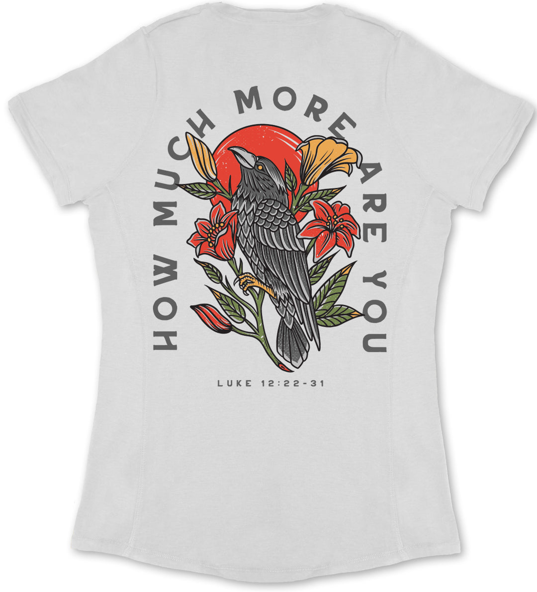 Ravens & Lilies Ladies' T-Shirt (White)