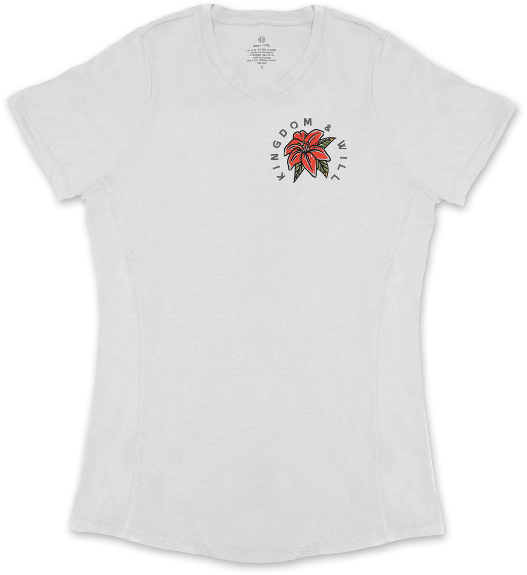 Ravens & Lilies Ladies' T-Shirt (White)