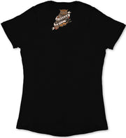 Wisdom Owl Ladies' T-Shirt (Black)