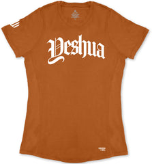 Yeshua Ladies' T-Shirt (Harvest & White)