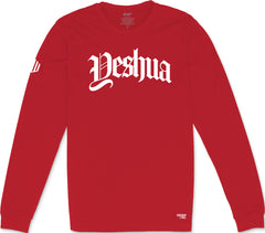Yeshua Long Sleeve T-Shirt (Red & White)