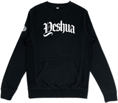 Yeshua Pocket Sweatshirt (Black & White)