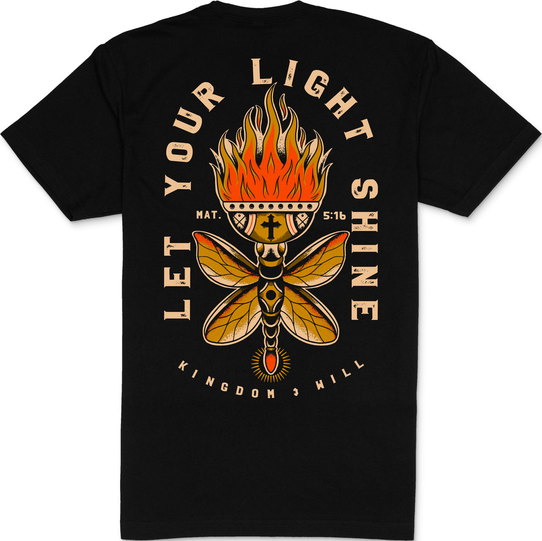 Let Your Light Shine T-Shirt (Black)