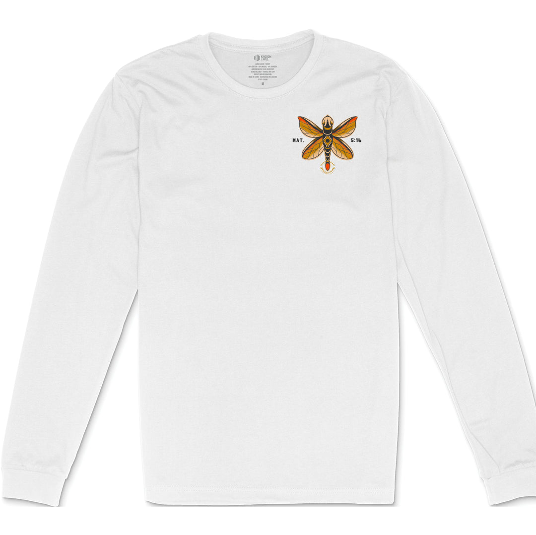 Let Your Light Shine Long Sleeve T-Shirt (White)