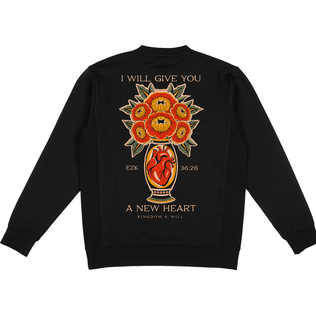 New Heart Sweatshirt (Black)