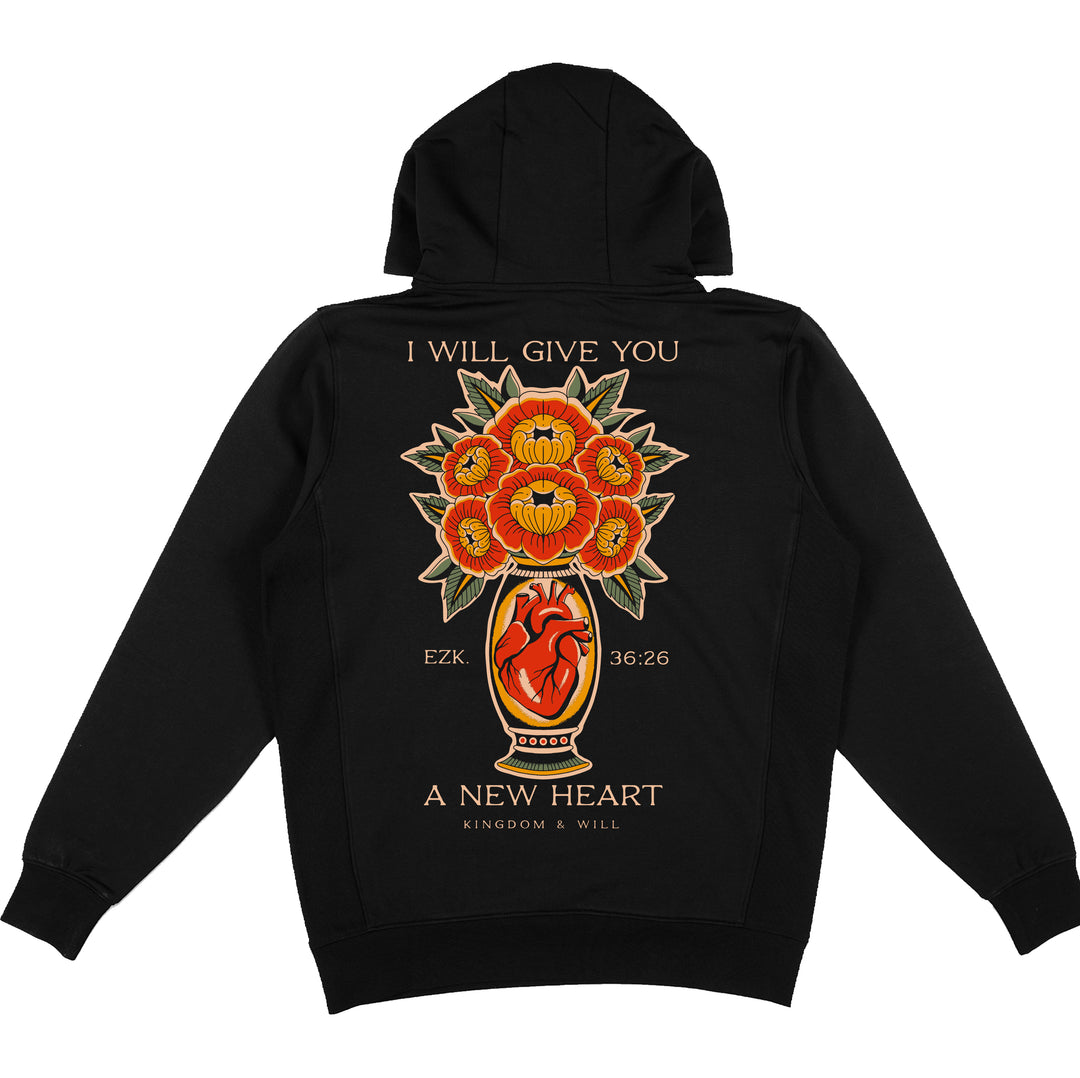 New Heart Hoodie (Black)
