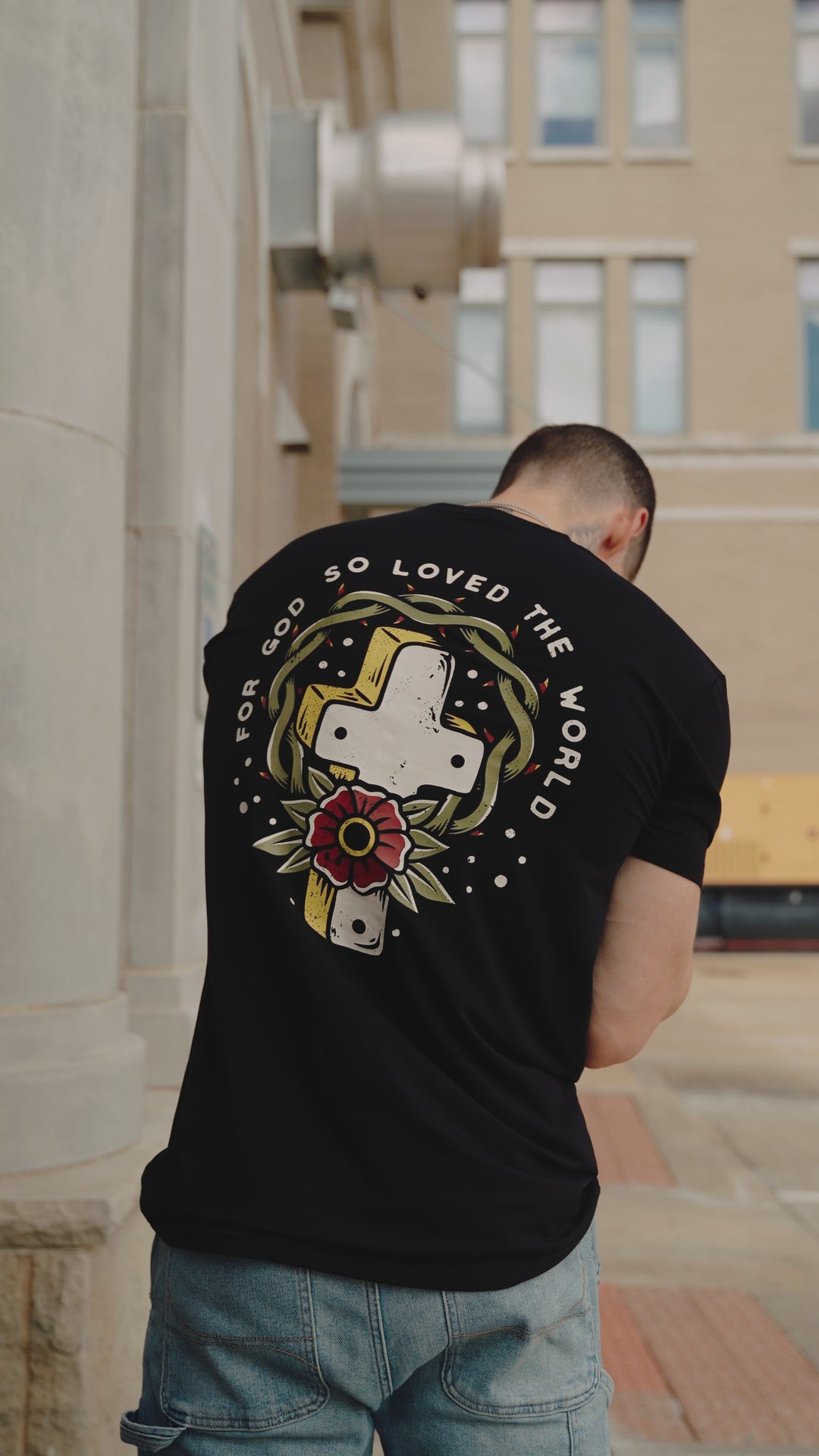 John 3:16 T-Shirt (Black)