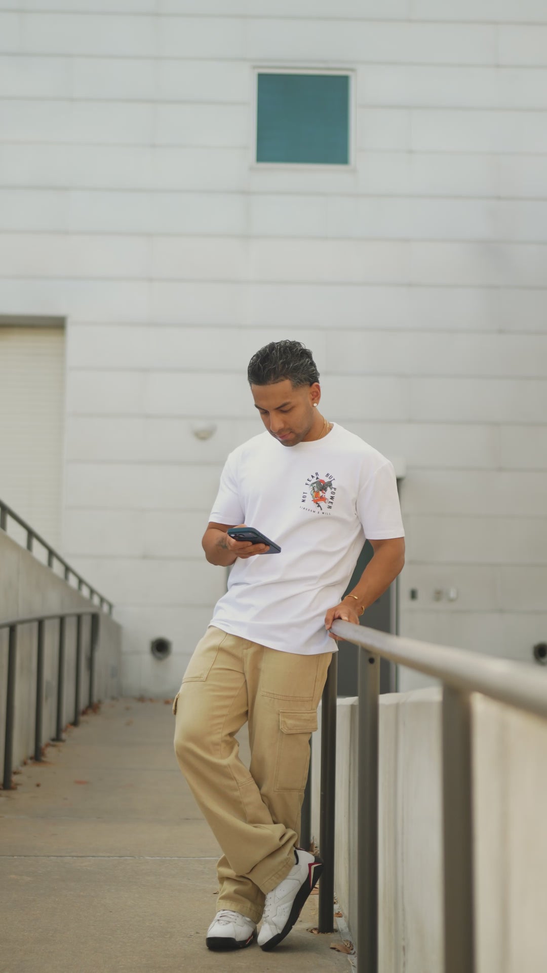 Not Fear But Power T-Shirt (White)