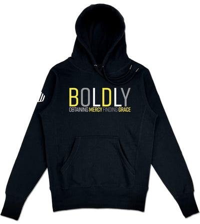 Boldly Elevated Hoodie (Black & Yellow) - Kingdom & Will