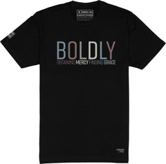 Boldly T-Shirt (Black & Multi-Grain) - Kingdom & Will