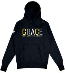 Grace Elevated Hoodie (Black & Yellow) - Kingdom & Will