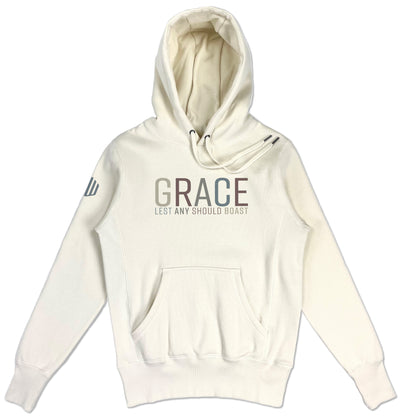Grace Elevated Hoodie (Bone & Multi-Grain) - Kingdom & Will