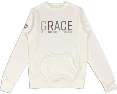 Grace Pocket Sweatshirt (Bone & Multi-Grain) - Kingdom & Will
