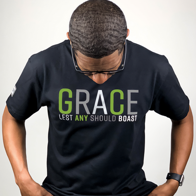 Grace T-Shirt (Black & Green) - Kingdom & Will