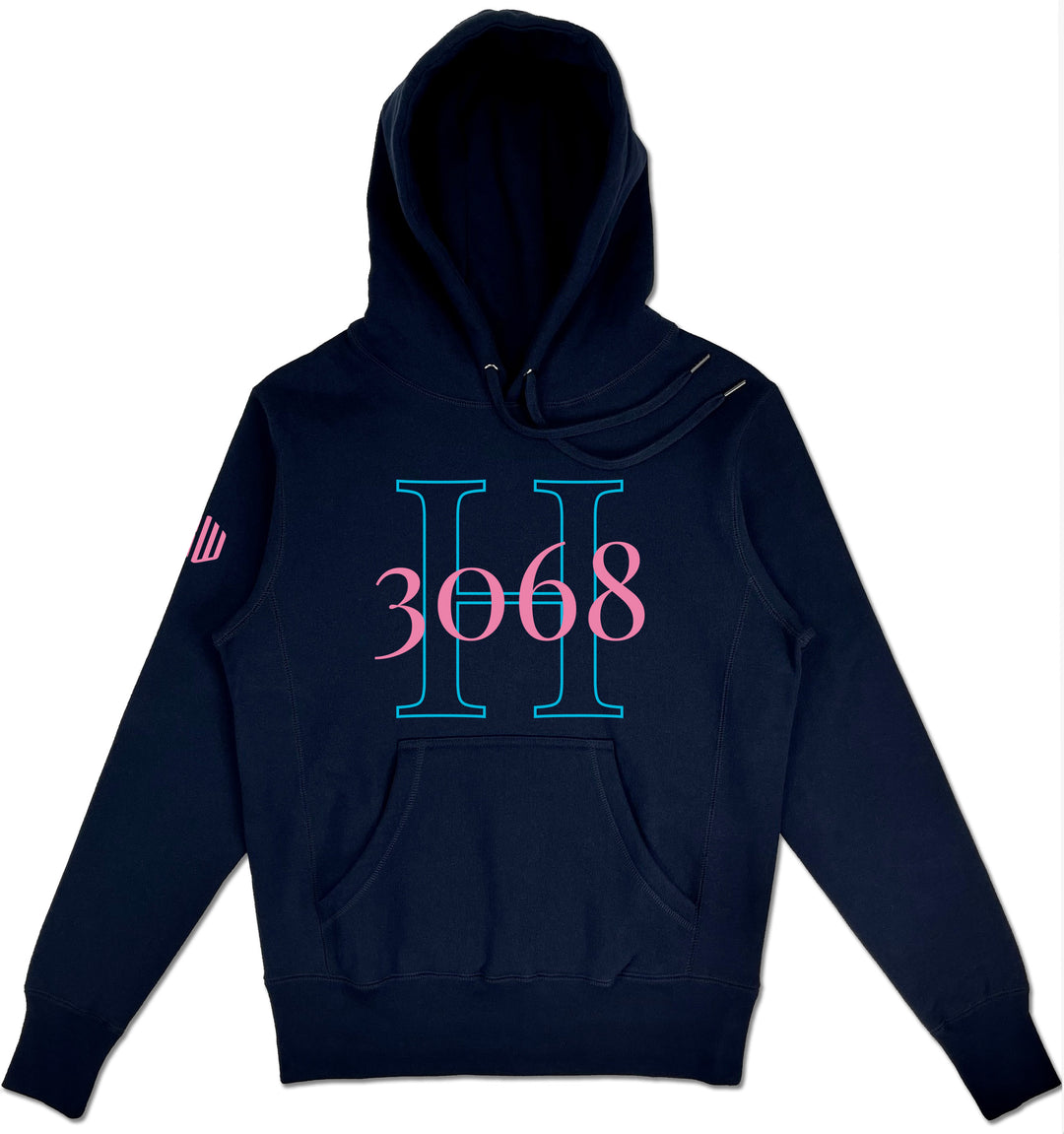 H3068 Elevated Hoodie (Navy & Flamingo) - Kingdom & Will