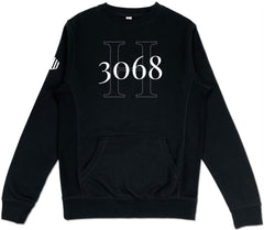 H3068 Pocket Sweatshirt (Black & White) - Kingdom & Will