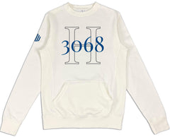 H3068 Pocket Sweatshirt (Bone & Blue) - Kingdom & Will