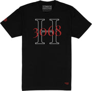 H3068 T-Shirt (Black & Red) - Kingdom & Will