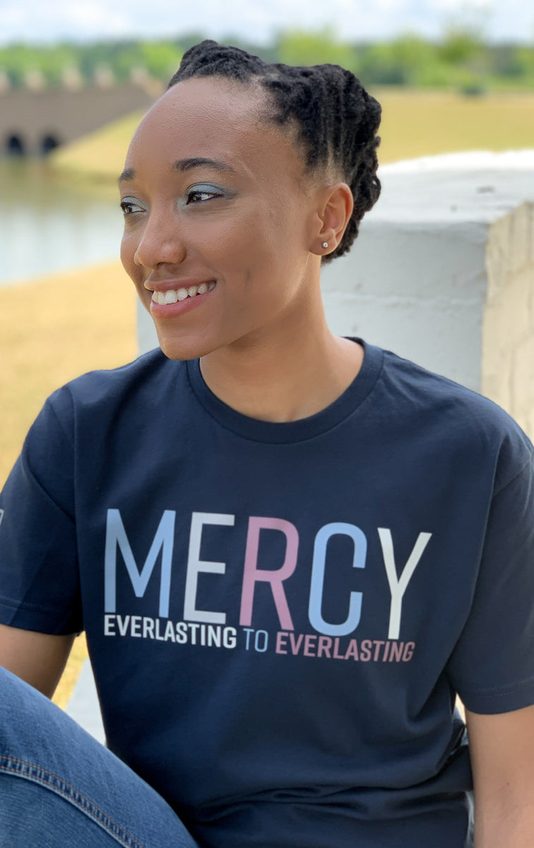 Mercy T-Shirt (Navy & Multi-Grain) – Kingdom & Will