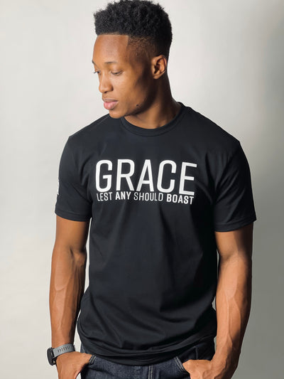 Grace T-Shirt (Black & White) - Kingdom & Will