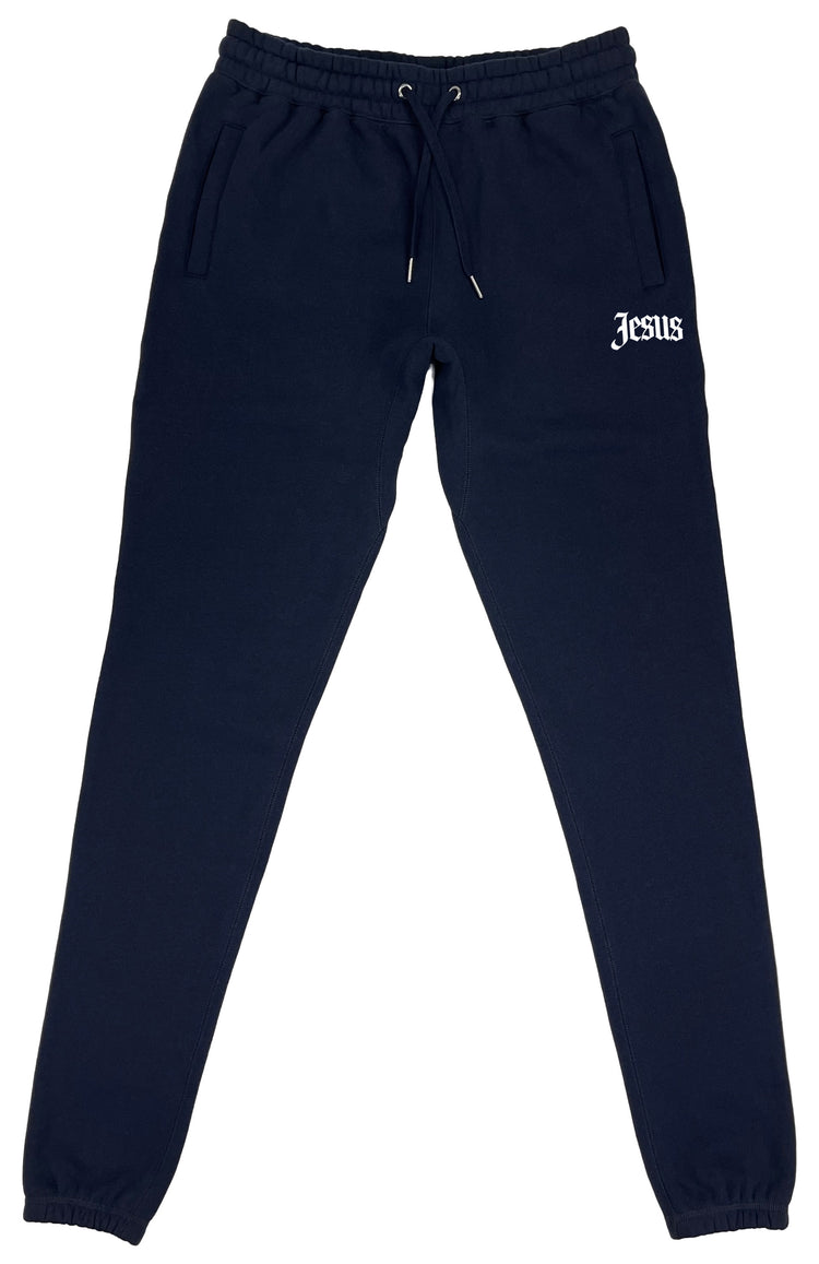 Jesus Sweatpants (Navy) - Kingdom & Will