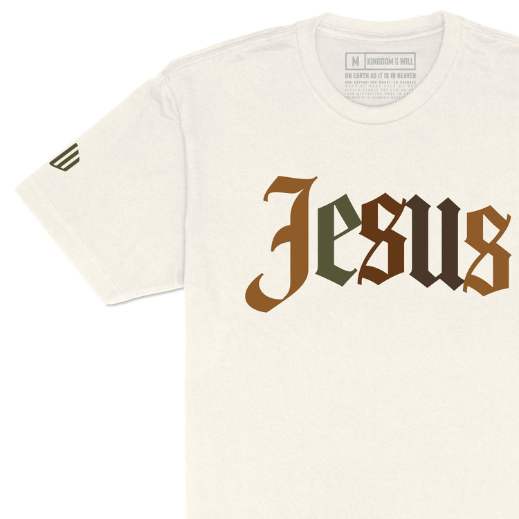 Jesus T-Shirt (Earth) - Kingdom & Will