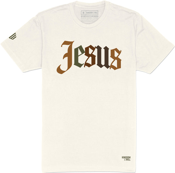 Jesus T-Shirt (Earth) – Kingdom & Will