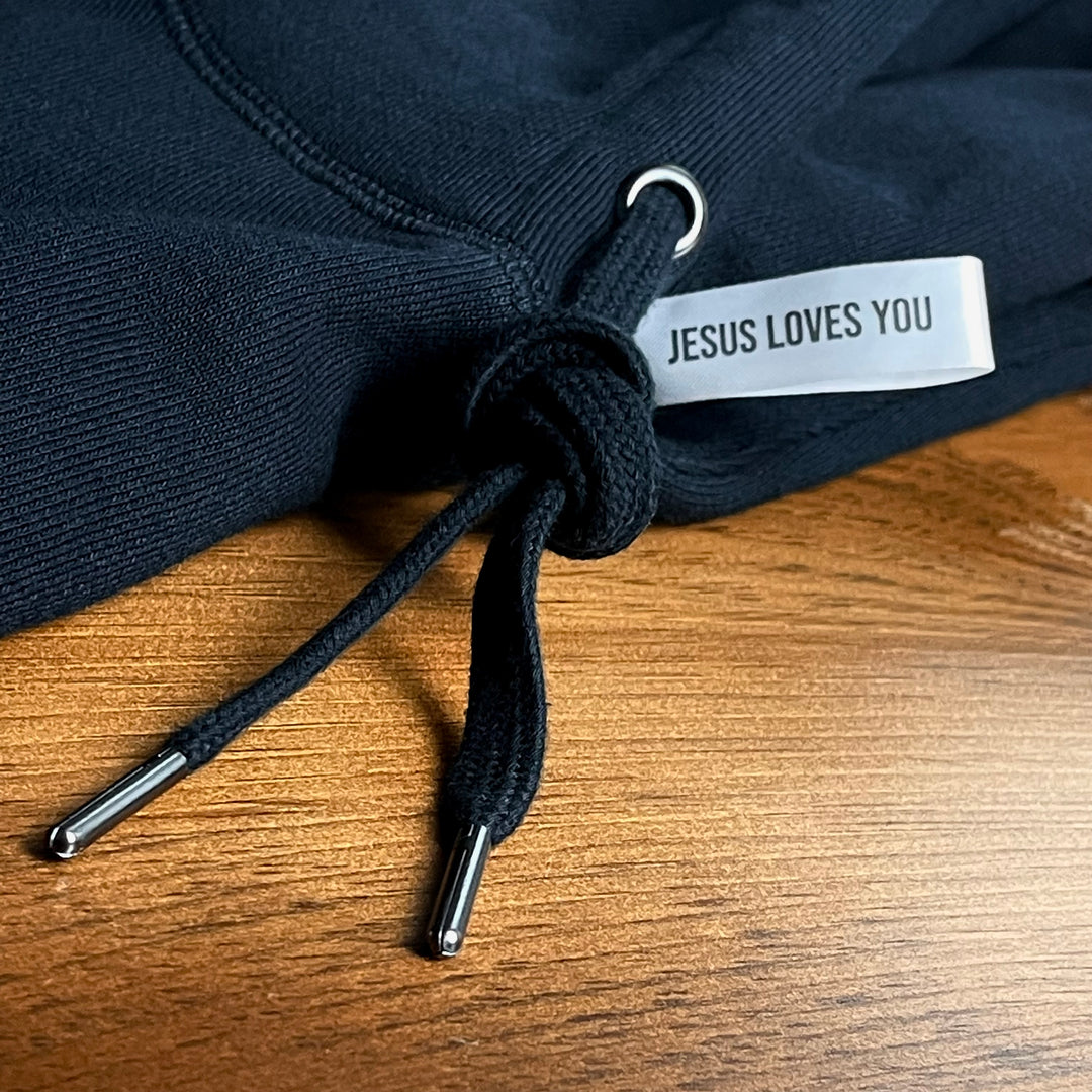 Jesus Elevated Hoodie (Black & Charcoal) - Kingdom & Will