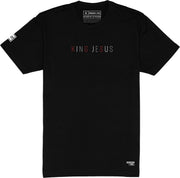 King Jesus T-Shirt (Black & Red) - Kingdom & Will