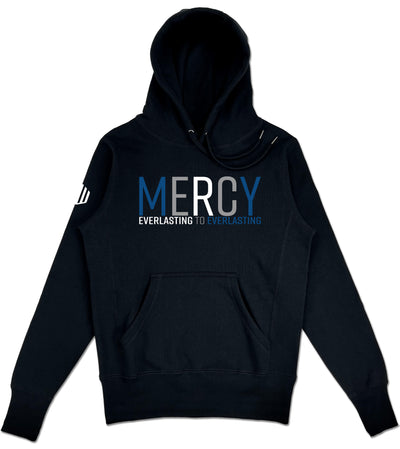Mercy Elevated Hoodie (Black & Blue) - Kingdom & Will