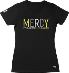 MERCY LADIES' T-SHIRT (BLACK & YELLOW) - Kingdom & Will
