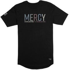 Mercy Long Body T-Shirt (Black & Multi-Grain) - Kingdom & Will