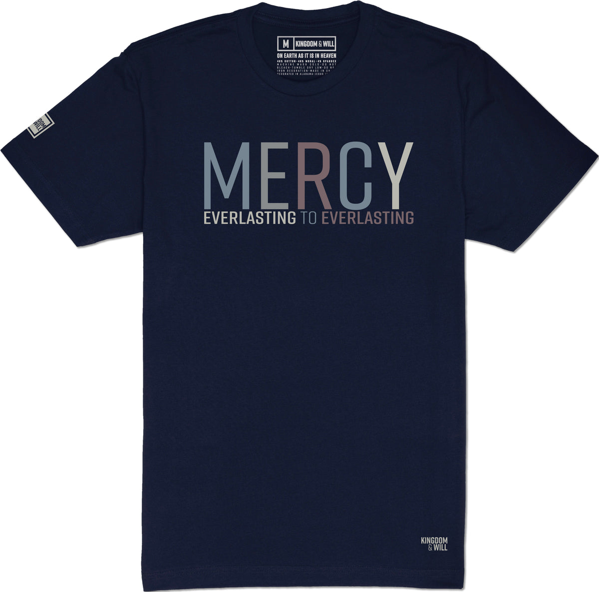 Mercy T-Shirt (Navy & Multi-Grain) – Kingdom & Will