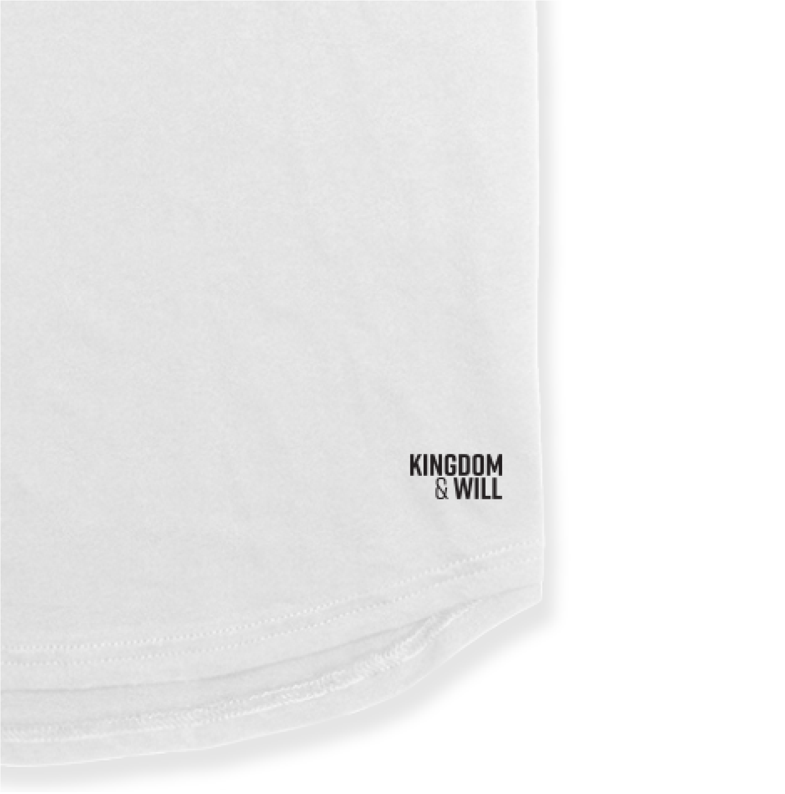 WISDOM LONG BODY T-SHIRT (WHITE & BLACK) - Kingdom & Will
