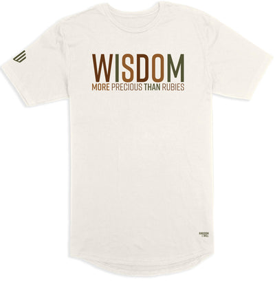 Wisdom Long Body T-Shirt (Earth) - Kingdom & Will