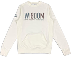 Wisdom Pocket Sweatshirt (Bone & Multi-Grain) - Kingdom & Will