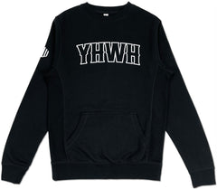 YHWH Pocket Sweatshirt (Black & White) - Kingdom & Will