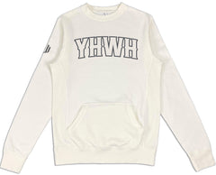 YHWH Pocket Sweatshirt (Bone & Charcoal) - Kingdom & Will