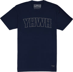 YHWH T-Shirt (Navy & Charcoal) - Kingdom & Will