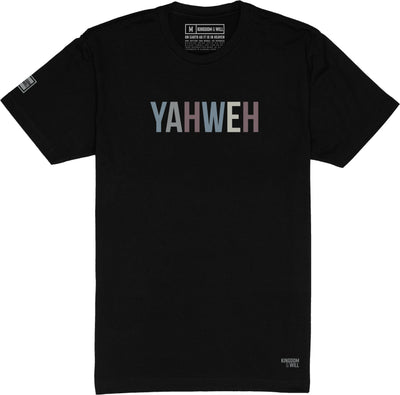 Yahweh T-Shirt (Black & Multi-Grain) - Kingdom & Will