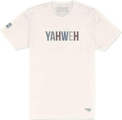 Yahweh T-Shirt (Bone & Multi-Grain) - Kingdom & Will