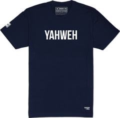 Yahweh T-Shirt (Navy & White) - Kingdom & Will