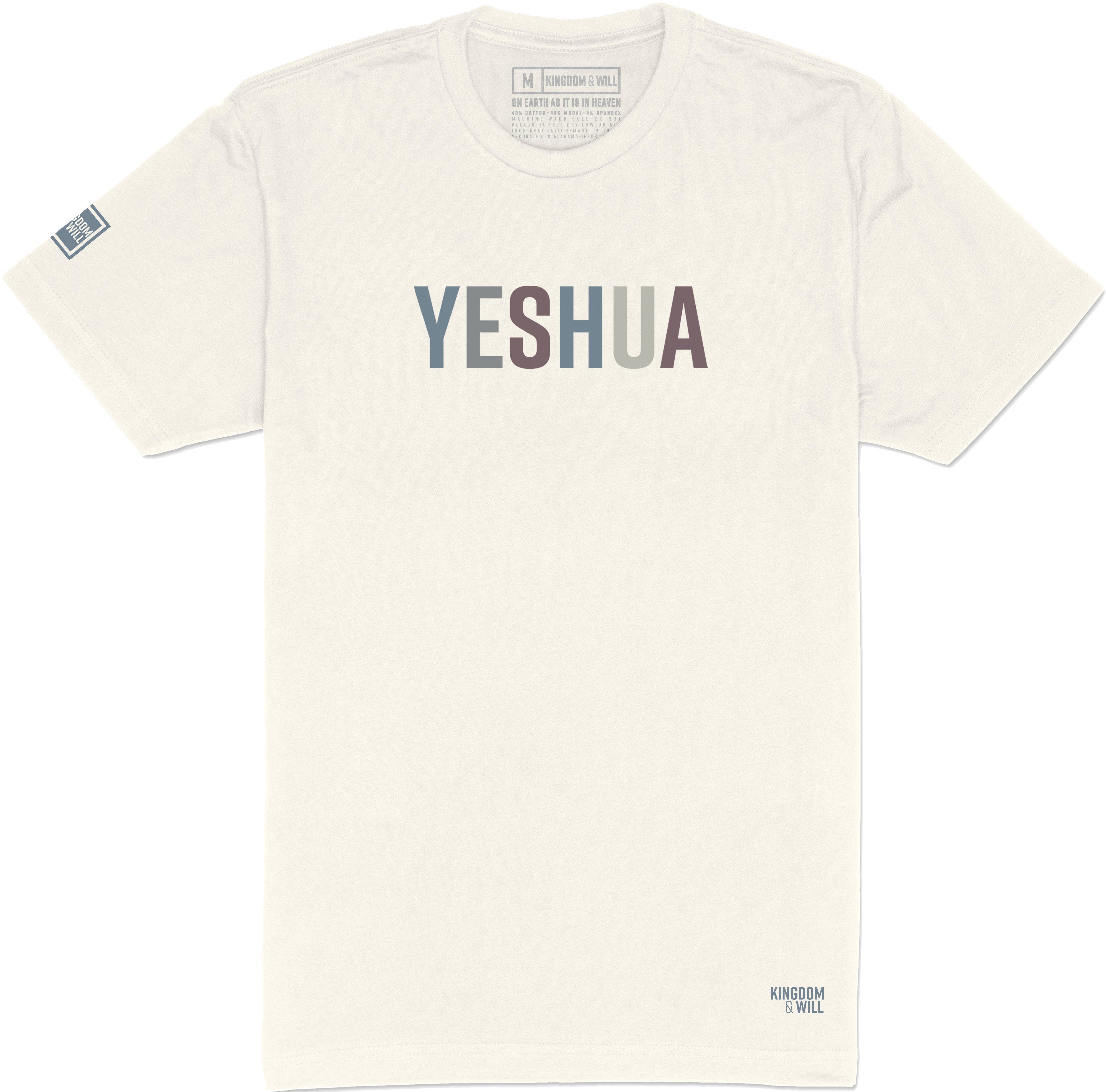 Yeshua T-Shirt (Bone & Multi-Grain) - Kingdom & Will